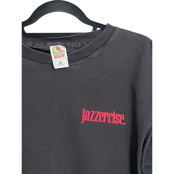 Jazzercise Vintage 1999 Crew Neck Short Sleeve T-Shirt Size XL Fruit Of The Loom - Picture 3 of 4